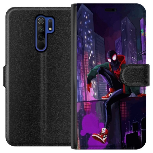 Xiaomi Redmi 9 Lommeboketui Fortnite - Spider-Man