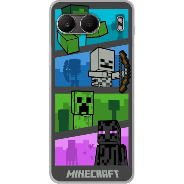 OnePlus Nord 4 Gennemsigtig cover Minecraft