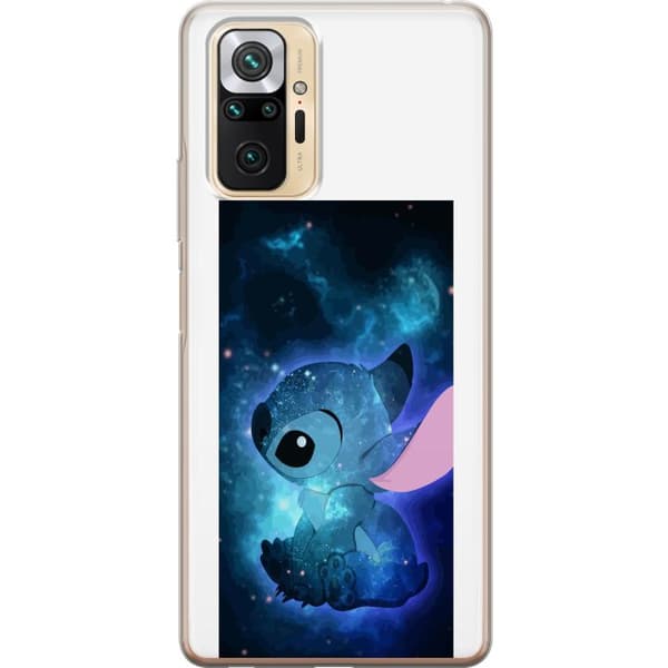 Kompatibelt Mobildeksel til Xiaomi Redmi Note 10 Pro Galaxyinspirert Stitch med stjernehimmel og romtema blå