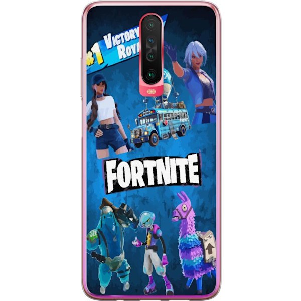 Xiaomi Redmi K30 Gennemsigtig cover Fortnite