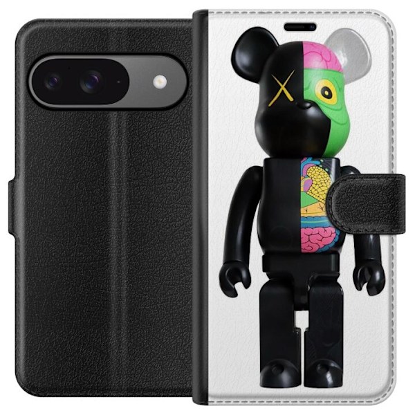 Google Pixel 9 Lommeboketui Bearbrick