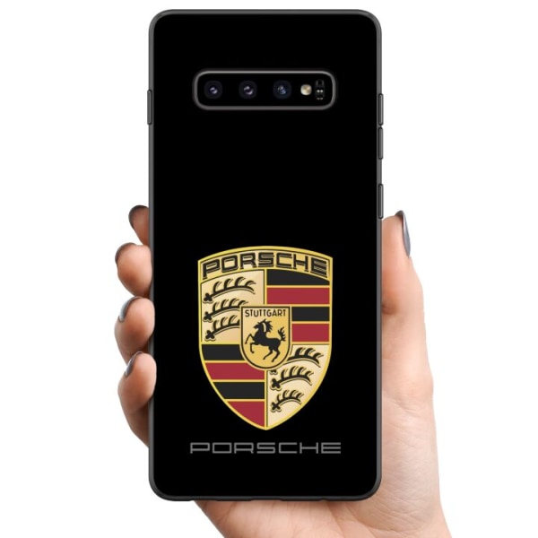 Samsung Galaxy S10 TPU Mobilcover Porsche