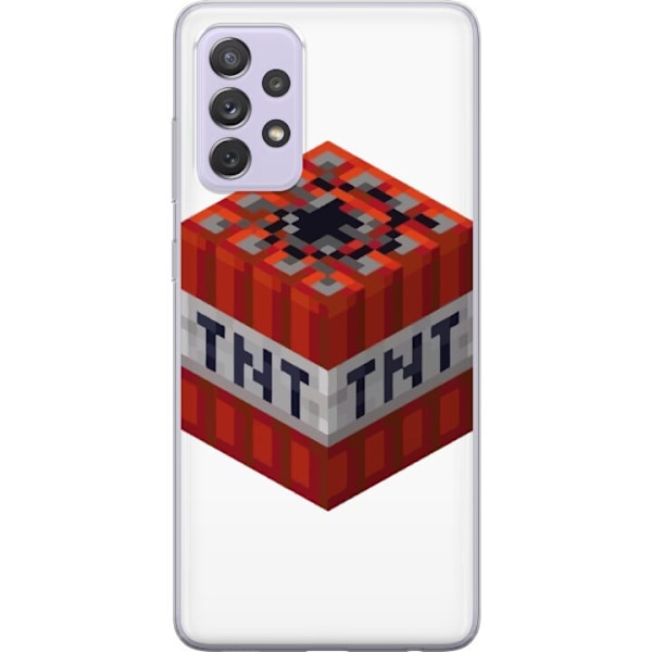 Samsung Galaxy A52s 5G Läpinäkyvä kuori Minecraft TNT