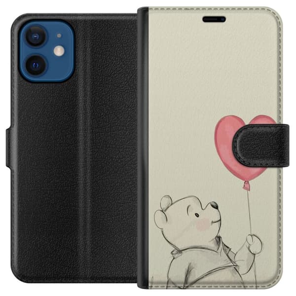 Kompatibelt Plånboksfodral till Apple iPhone 12 mini Nalle Puh