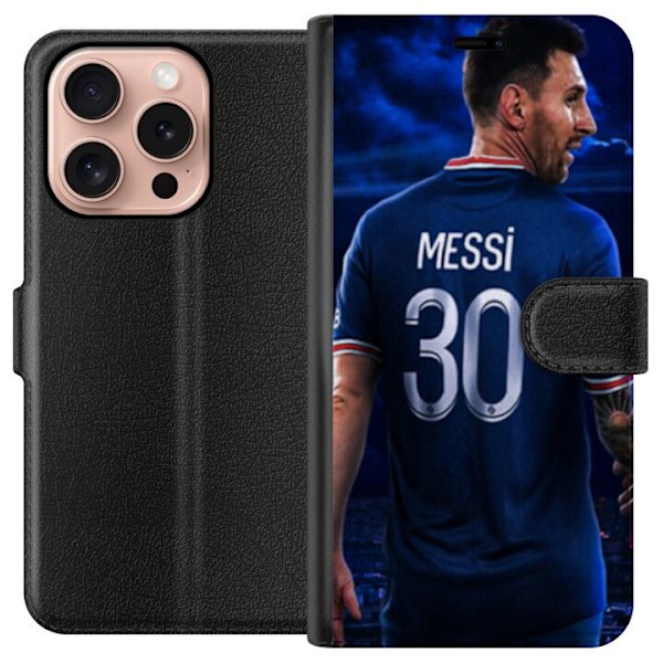 Apple iPhone 16 Pro Lommeboketui Lionel Messi