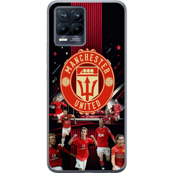 Realme 8 Genomskinligt Skal Manchester United F.C.