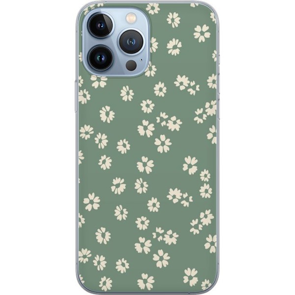 Apple iPhone 13 Pro Max Genomskinligt Skal Blomsterdröm – färgglatt blommönster