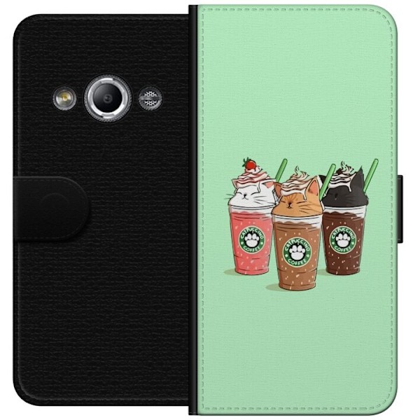 Samsung Galaxy Xcover 3 Lommeboketui Catpuccino