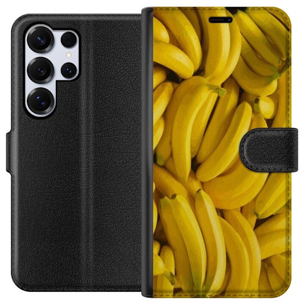 Samsung Galaxy S25 Ultra Lompakkokotelo Banaani kuvio