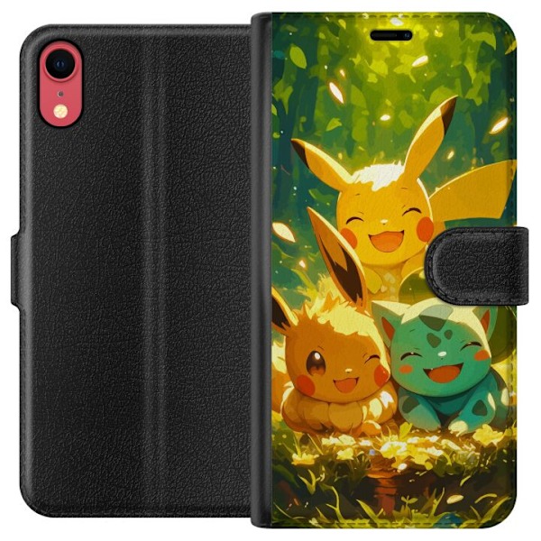 Apple iPhone XR Lommeboketui Pixelmonster spillstil - fargerik