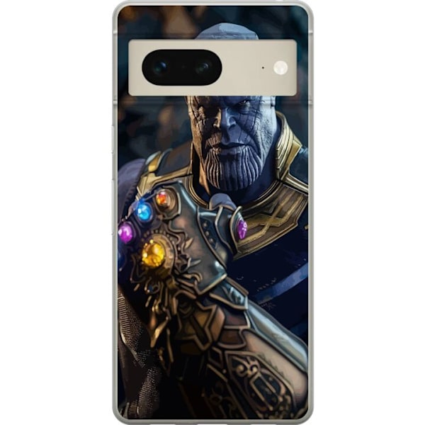 Google Pixel 7 Genomskinligt Skal Thanos Marvel