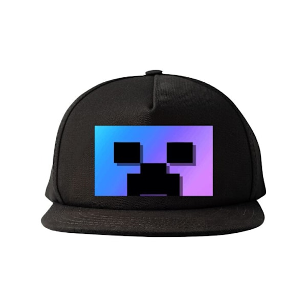 Snapback Aikuisille | Säädettävä Lippis Minecraft musta one size