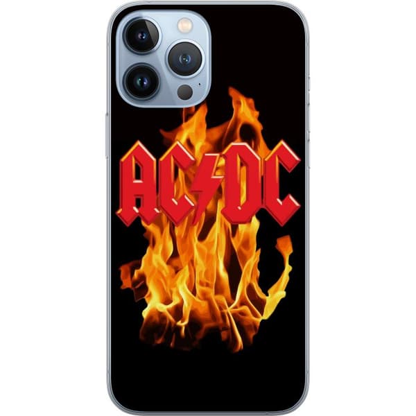 Kompatibelt Mobilskal till Apple iPhone 13 Pro Max AC DC Eld Rock Band Musik