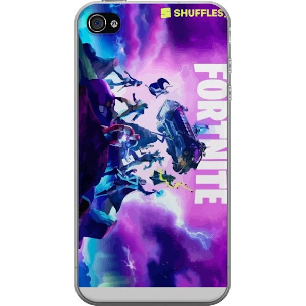 Apple iPhone 4 Gennemsigtig cover Fortnite