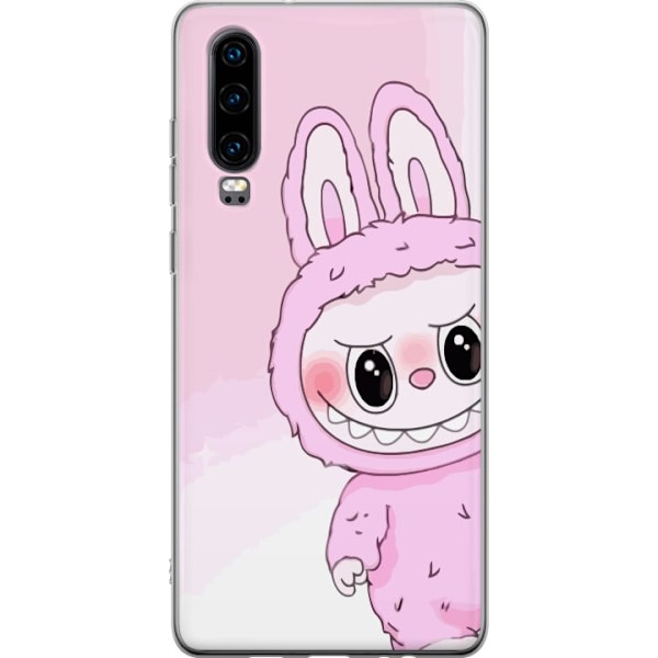 Huawei P30 Läpinäkyvä kuori Labubu Jänis-sarja