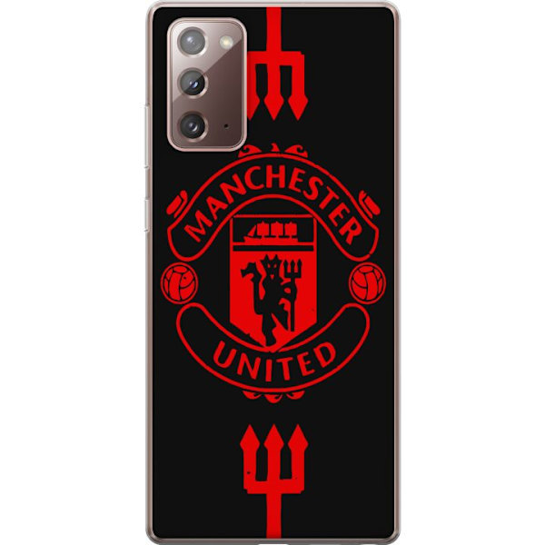 Samsung Galaxy Note20 Läpinäkyvä kuori ManchesterUnited