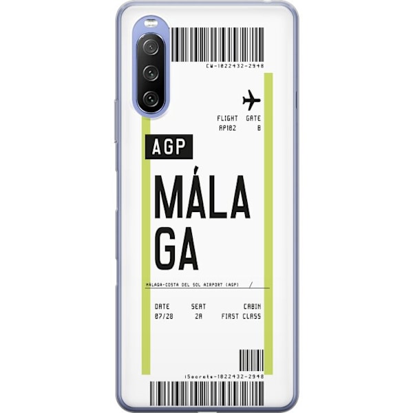 Sony Xperia 10 III Lite Gennemsigtig cover Malaga