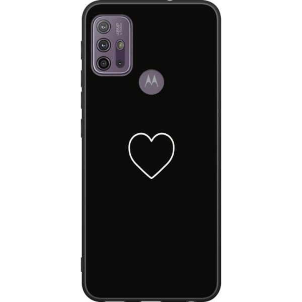 Motorola Moto G30 Sort cover Hjerte