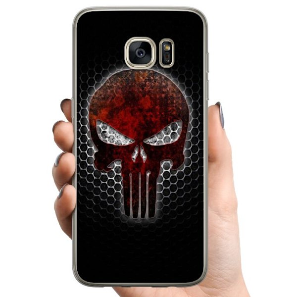 Samsung Galaxy S7 edge TPU Mobilcover Dødstræk