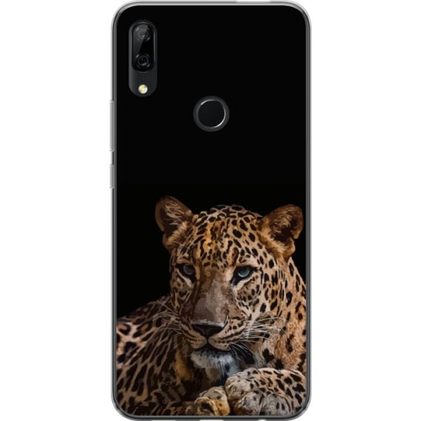 Huawei P Smart Z Läpinäkyvä kuori Leopard