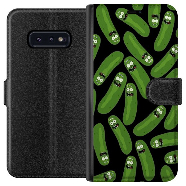 Samsung Galaxy S10e Lompakkokotelo Rick and Morty - Pickle Ric