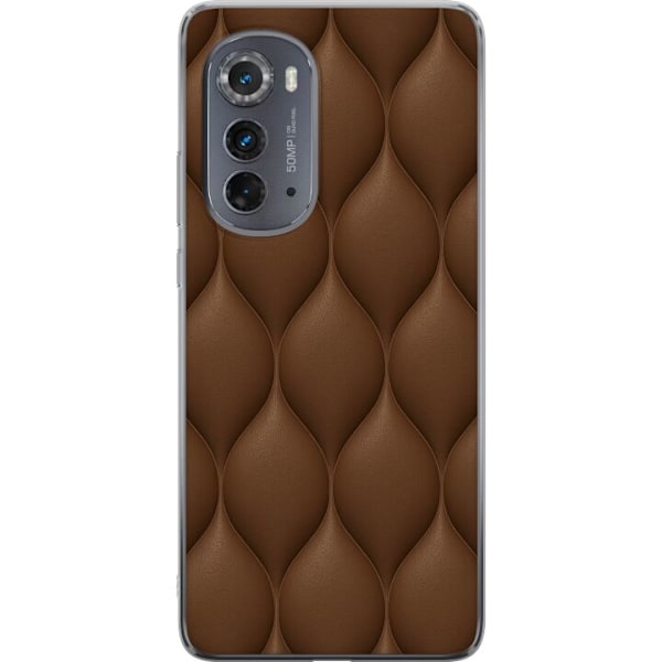 Motorola Edge (2022) Läpinäkyvä kuori Kaakaoskaalat