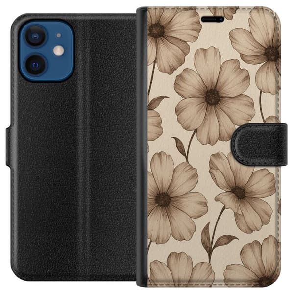 Kompatibel Tegnebogsetui til Apple iPhone 12 Pastel Rush