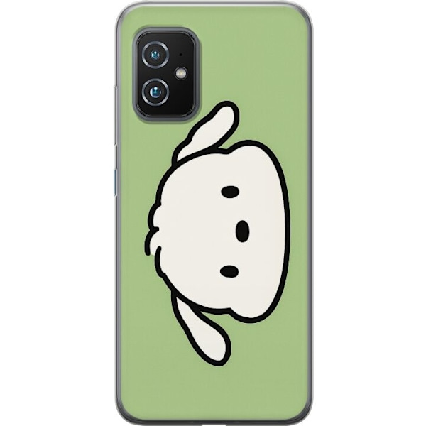 Asus Zenfone 8 Gjennomsiktig deksel Snoopy Flip