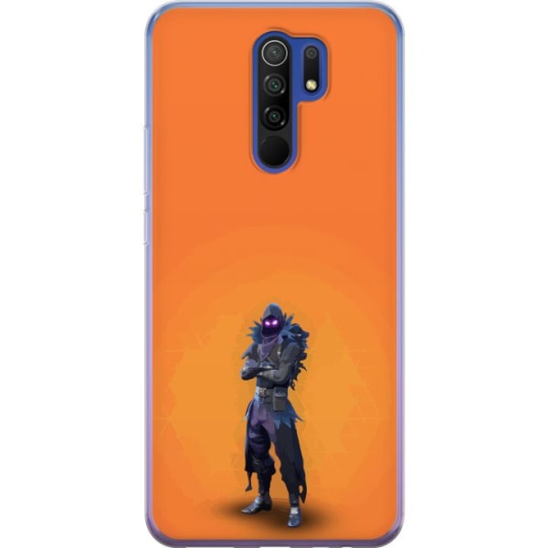 Xiaomi Redmi 9 Gennemsigtig cover Fortnite - Raven