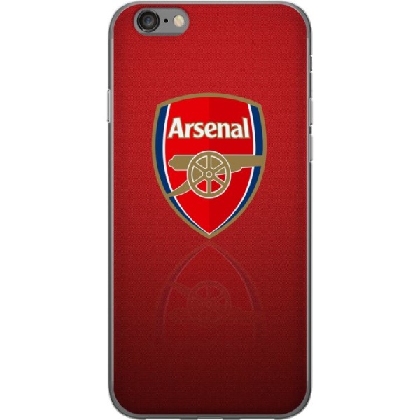 Apple iPhone 6s Läpinäkyvä kuori Arsenal