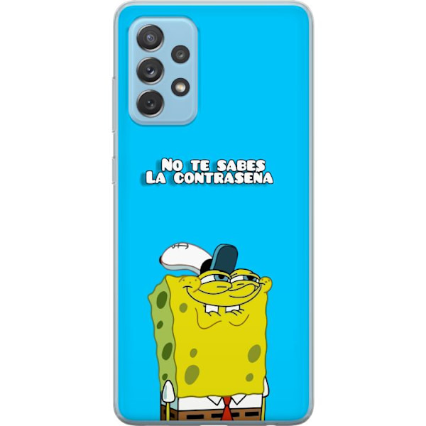 Samsung Galaxy A52 5G Genomskinligt Skal SpongeBob SquarePants