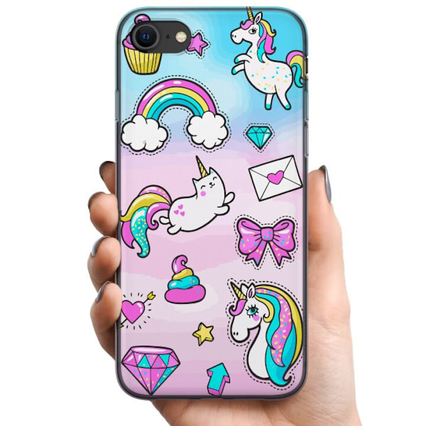 Apple iPhone 7 TPU Mobilskal UNICORN