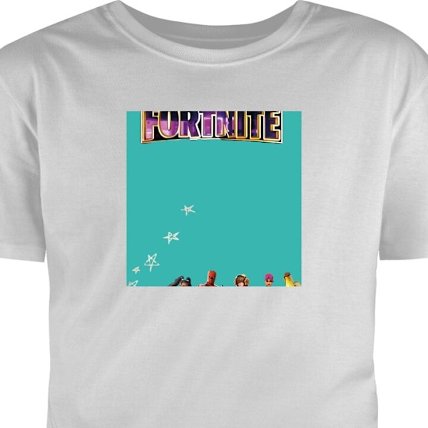 T-shirt til Voksen | Klassisk Voksen T-shirt Fortnite grå S