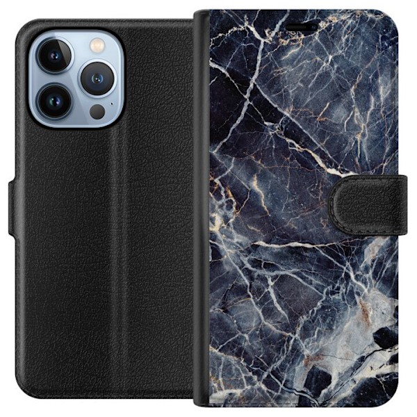 Apple iPhone 13 Pro Tegnebogsetui Marmoreret