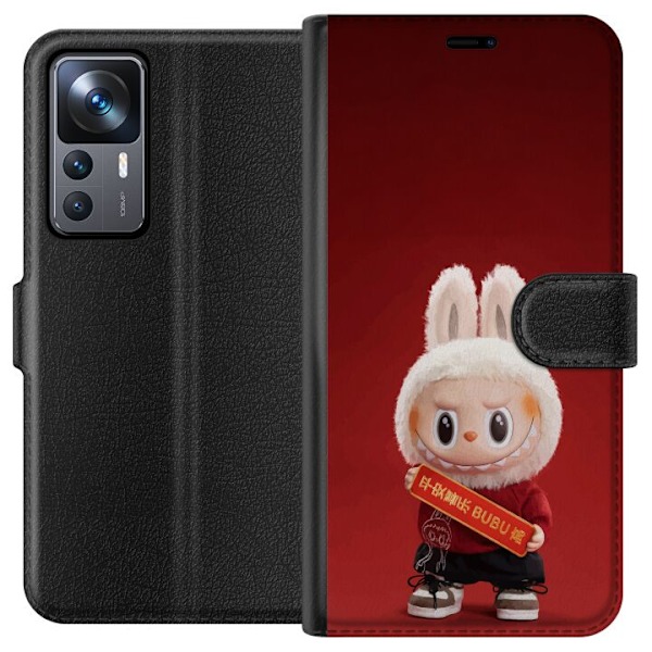 Xiaomi 12T Tegnebogsetui Pop Mart The Monsters Labubu Held og