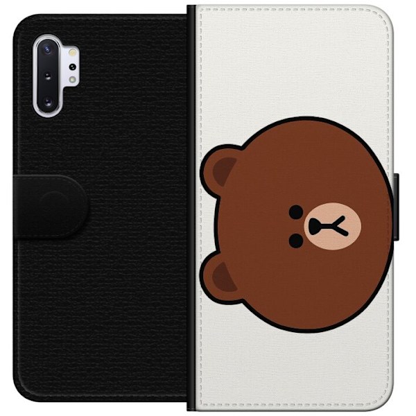 Samsung Galaxy Note10+ Lompakkokotelo line friends brown