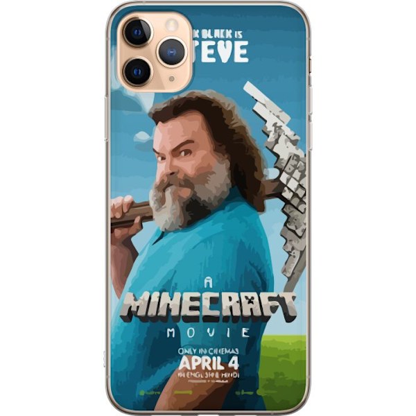 Apple iPhone 11 Pro Max Läpinäkyvä kuori Minecraft-elokuva