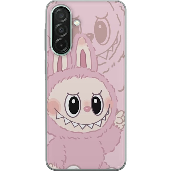Samsung Galaxy A26 Genomskinligt Skal Labubu Floral Freak –