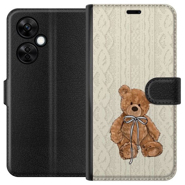 OnePlus Nord CE3 Lommeboketui Liten Bamse – klassisk bamse i enkel design