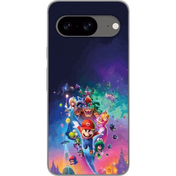 Kompatibelt Mobildeksel til Google Pixel 8 GSuper Mario flerfarget