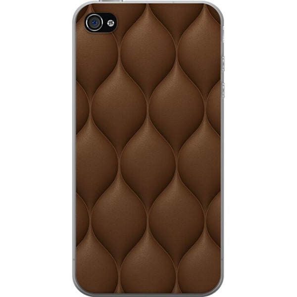 Apple iPhone 4s Genomskinligt Skal Cocoa Scales