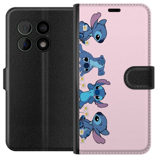 OnePlus 10 Pro Plånboksfodral Stitch Skratt & Bus – Perfekt