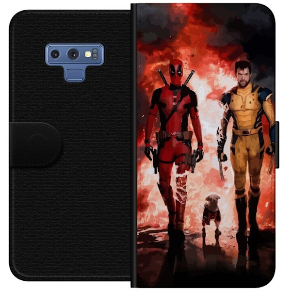 Samsung Galaxy Note9 Plånboksfodral Wolverine Deadpool