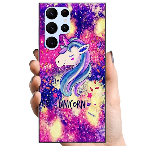 Samsung Galaxy S22 Ultra 5G TPU Mobilskal Unicorn Enhörning