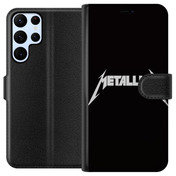 Samsung Galaxy S22 Ultra 5G Lompakkokotelo Metallica