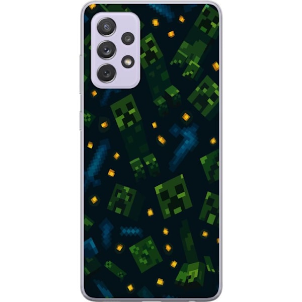 Samsung Galaxy A52s 5G Läpinäkyvä kuori Minecraft Dungeons Mob