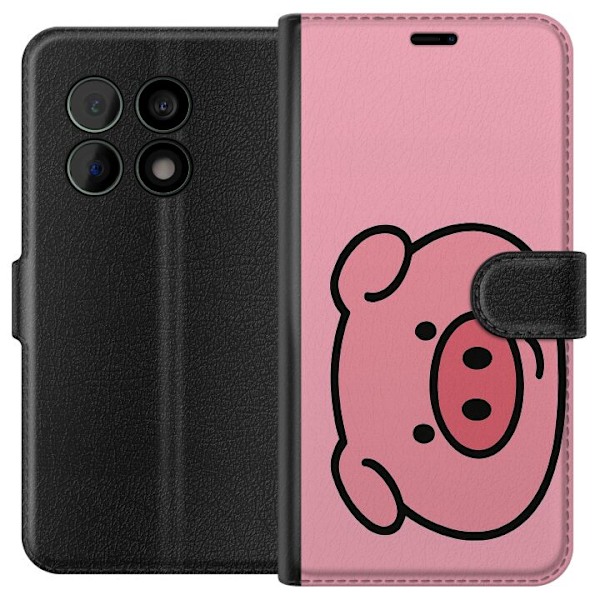 OnePlus 10 Pro Plånboksfodral Kawaii Piggy