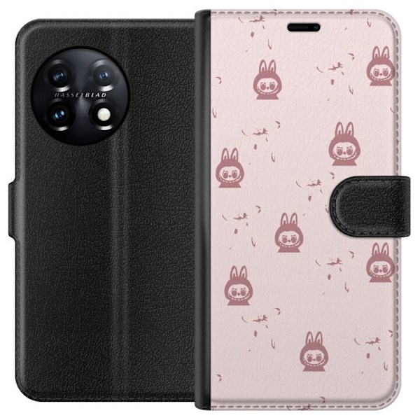 OnePlus 11R Lompakkokotelo Labubu Neon Pop - Neonvärinen pop