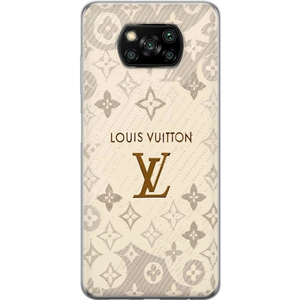 Xiaomi Poco X3 NFC Genomskinligt Skal LV Vibes
