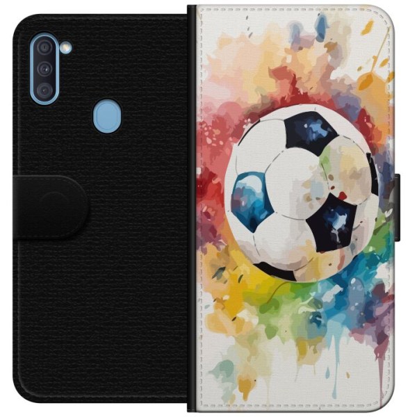 Samsung Galaxy A11 Lompakkokotelo Jalkapallo